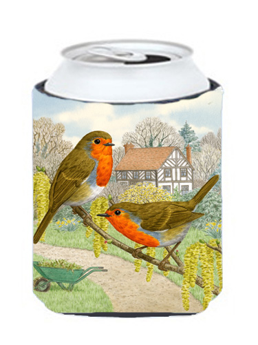 European Robin by Sarah Adams Can or Bottle Hugger