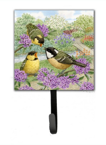 Coal Tits Feeding Time Leash or Key Holder