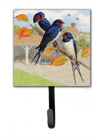 Swallows by Sarah Adams Leash or Key Holder