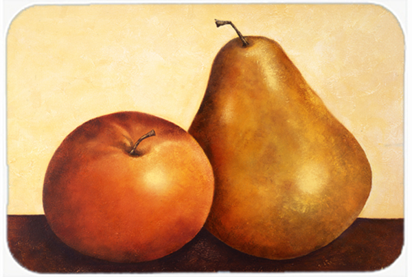 Picture of Carolines Treasures BABE0089LCB Apple & Pear Glass Large Cutting Board