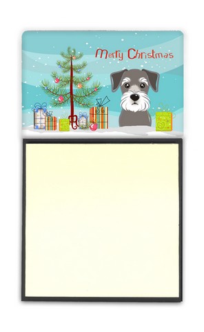 BB1578SN Christmas Tree & Schnauzer Sticky Note Holder