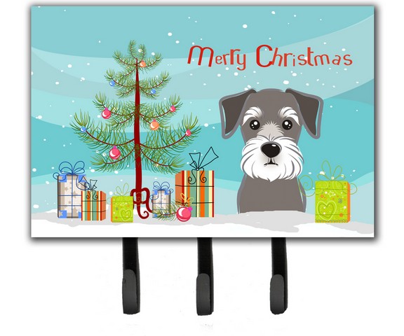 Christmas Tree & Schnauzer Leash or Key Holder