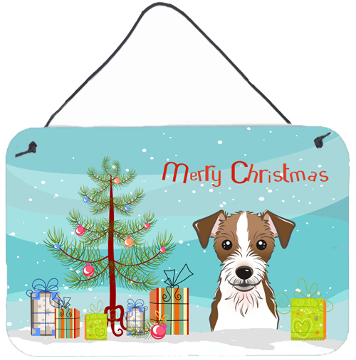 BB1574DS812 Christmas Tree & Jack Russell Terrier Wall or Door Hanging Prints
