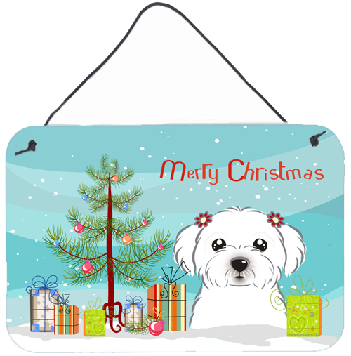 Christmas Tree & Maltese Wall or Door Hanging Prints
