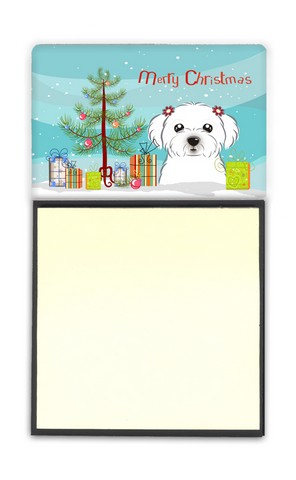 BB1580SN Christmas Tree & Maltese Sticky Note Holder
