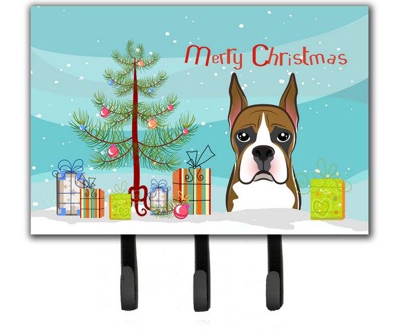 Christmas Tree & Boxer Leash or Key Holder
