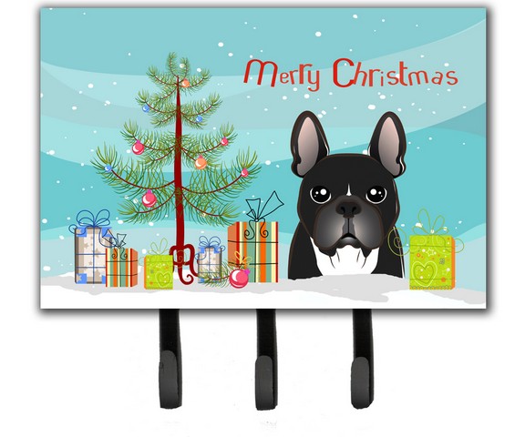 BB1599TH68 Christmas Tree & French Bulldog Leash or Key Holder