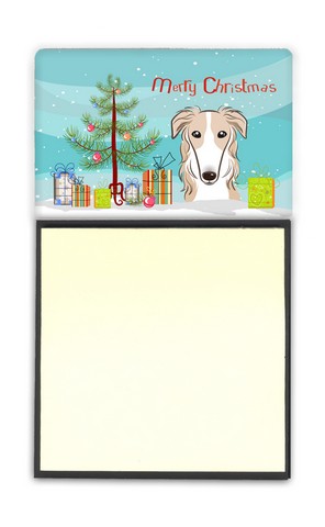 BB1600SN Christmas Tree & Borzoi Sticky Note Holder