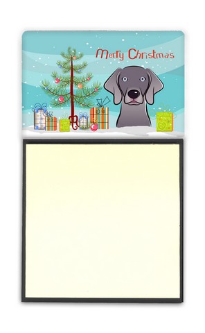 BB1603SN Christmas Tree & Weimaraner Sticky Note Holder