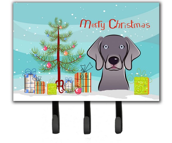 Christmas Tree & Weimaraner Leash or Key Holder