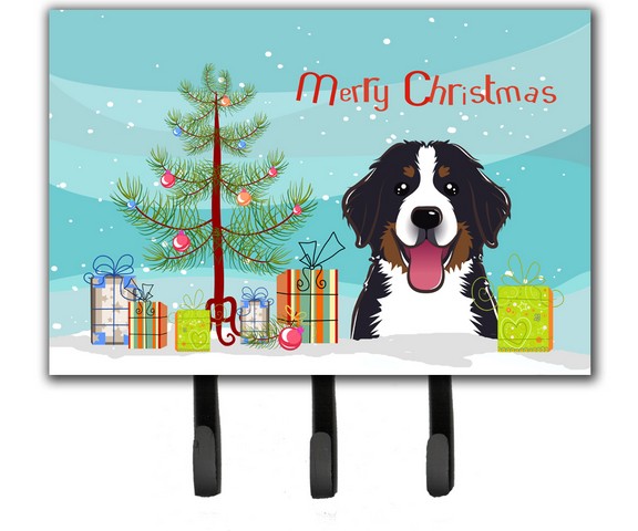 Christmas Tree & Bernese Mountain Dog Leash or Key Holder