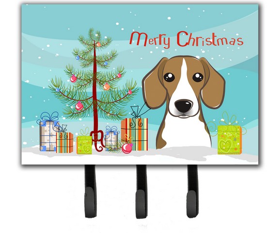 Christmas Tree & Beagle Leash or Key Holder