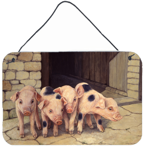 Pigs Piglets by Daphne Baxter Wall or Door Hanging Prints