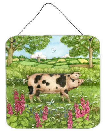Pigs Meadowsweet by Debbie Cook Wall or Door Hanging Prints