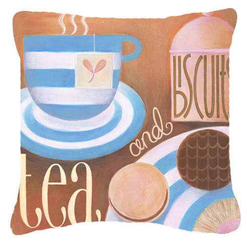 Kitchen Collection Tea by Cathy Brear Canvas Decorative Pillow