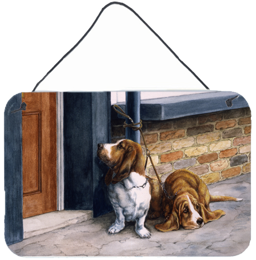 Bassets Basset Hound Wall or Door Hanging Prints