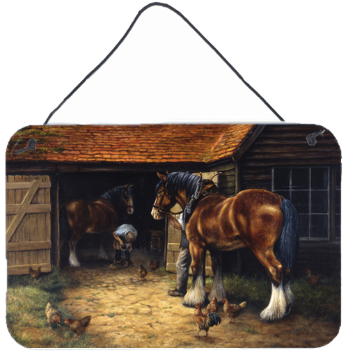 Horse & the Blacksmith by Daphne Baxter Wall or Door Hanging Prints