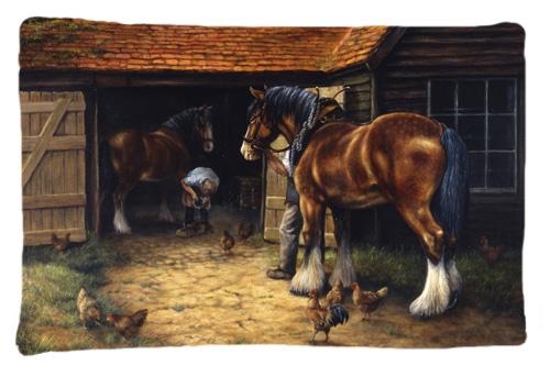 Horse & the Blacksmith Fabric Standard Pillowcase - Standard