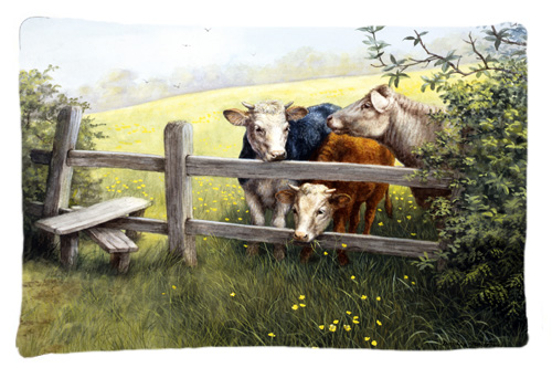 Cows in a Buttercup Meadow Fabric Standard Pillowcase