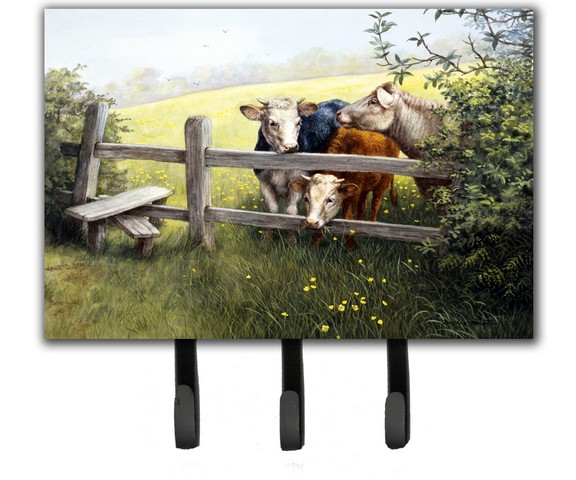 Cows in a Buttercup Meadow Leash or Key Holder