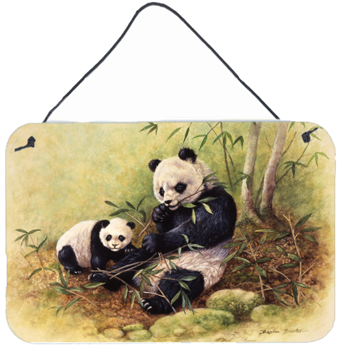 Panda Bears by Daphne Baxter Wall or Door Hanging Prints