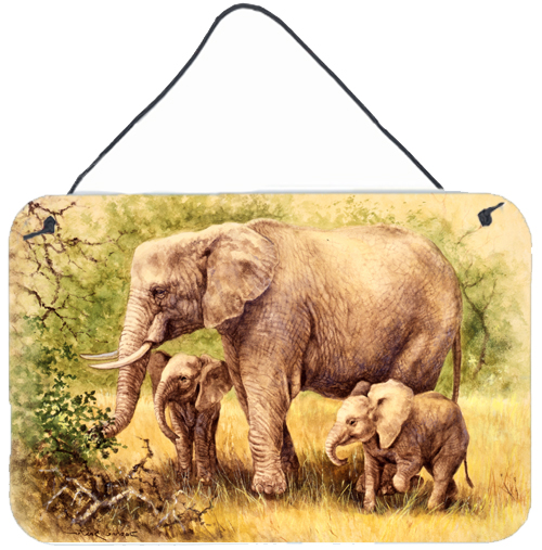 Elephants by Daphne Baxter Wall or Door Hanging Prints