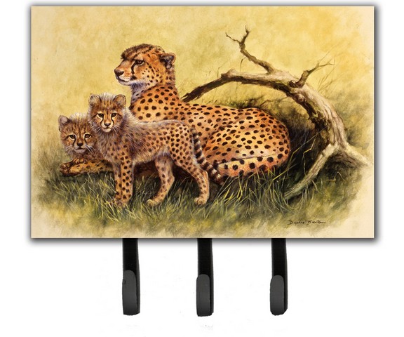 Cheetahs by Daphne Baxter Leash or Key Holder