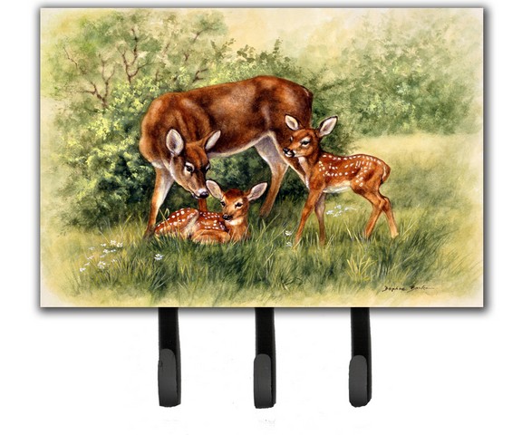 Deer by Daphne Baxter Leash or Key Holder