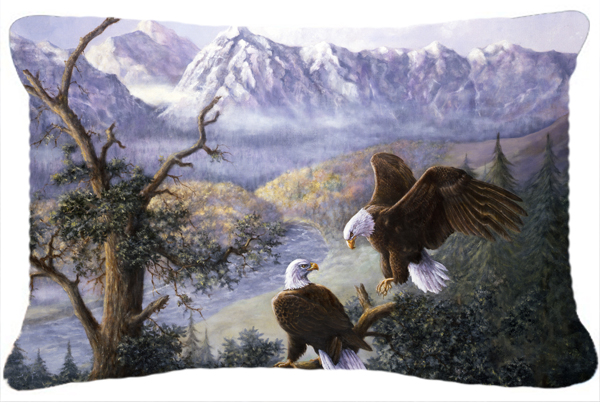 Eagles by Daphne Baxter Fabric Decorative Pillow