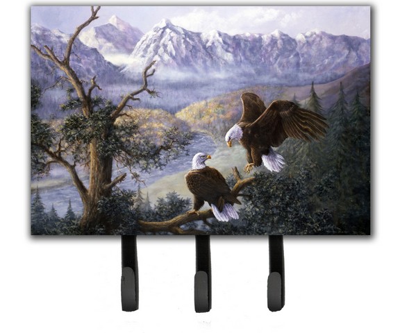 Eagles by Daphne Baxter Leash or Key Holder