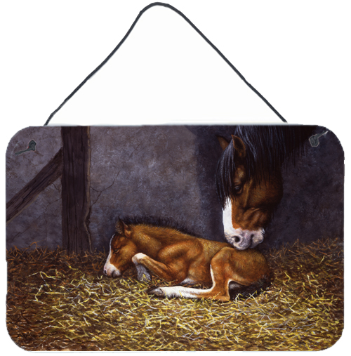 Horse & Her Foal Wall or Door Hanging Prints