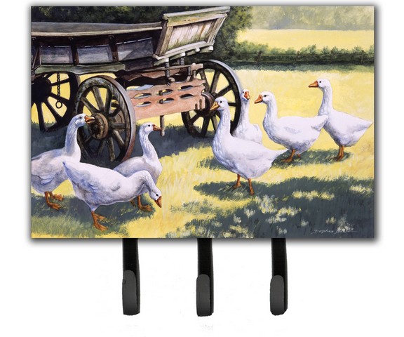 Geese by Daphne Baxter Leash or Key Holder