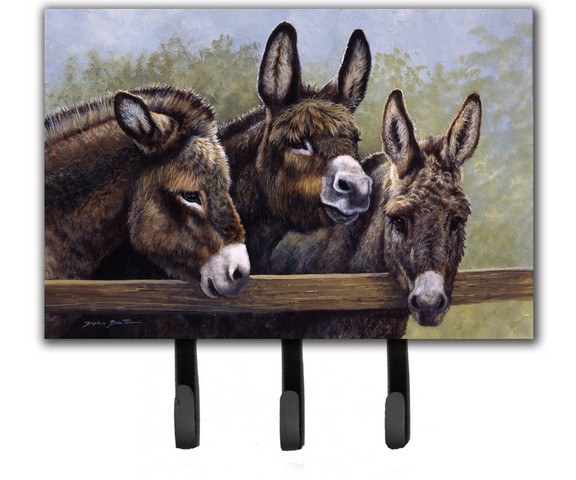 Donkeys by Daphne Baxter Leash or Key Holder