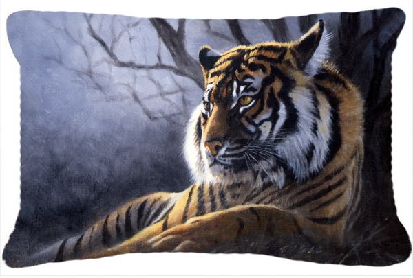 Bengal Tiger by Daphne Baxter Fabric Decorative Pillow