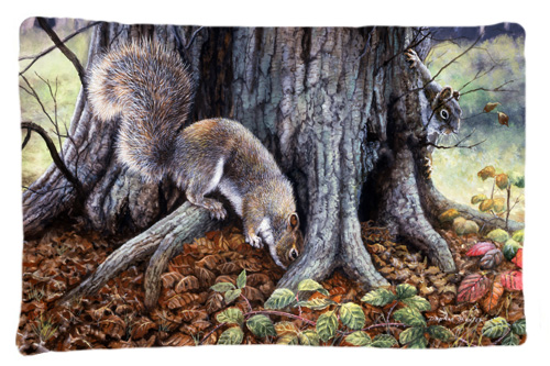 Grey Squirrels Around the Tree Fabric Standard Pillowcase