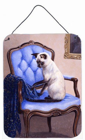 On the Chair Siamese Cat Wall or Door Hanging Prints