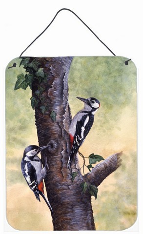 Woodpeckers by Daphne Baxter Wall or Door Hanging Prints