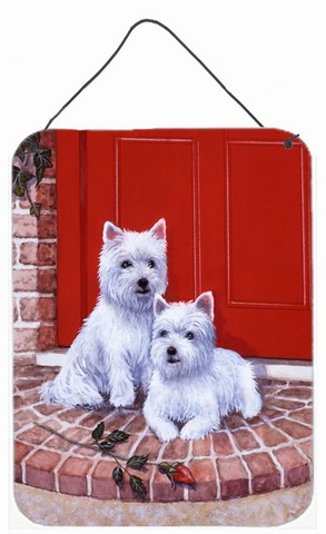 Red Door Westies Wall or Door Hanging Prints