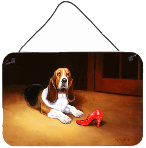 Basset & Shoe Wall or Door Hanging Prints