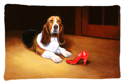 Basset & Shoe Fabric Standard Pillowcase