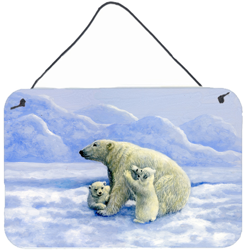 Polar Bears by Daphne Baxter Wall or Door Hanging Prints