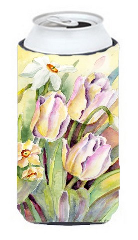 Lillies by Maureen Bonfield Flag Canvas House Size