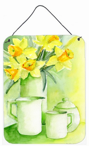 Yellow Daffodils by Maureen Bonfield Wall or Door Hanging Prints - Yellow
