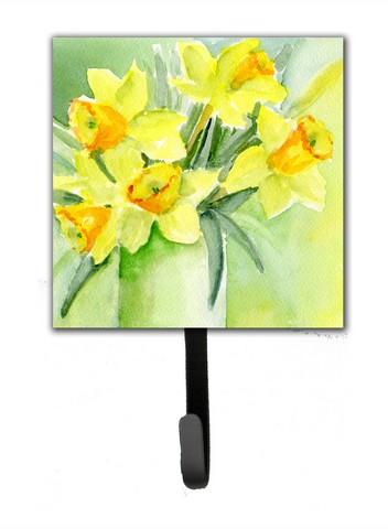 Daffodils by Maureen Bonfield Leash or Key Holder