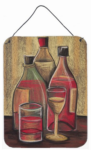 Bottles & Glasses Wine Wall or Door Hanging Prints