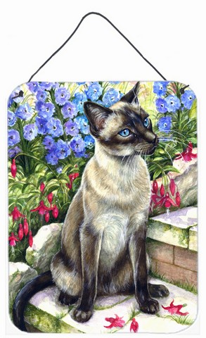 Siamese Cat in the Garden Wall or Door Hanging Prints