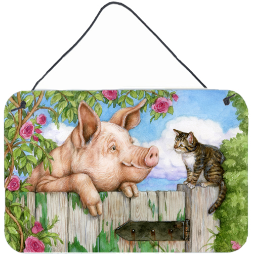 Pig at the Gate with the Cat Wall or Door Hanging Prints