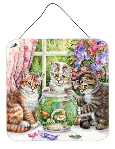 White Tabby by Debbie Cook Wall or Door Hanging Prints