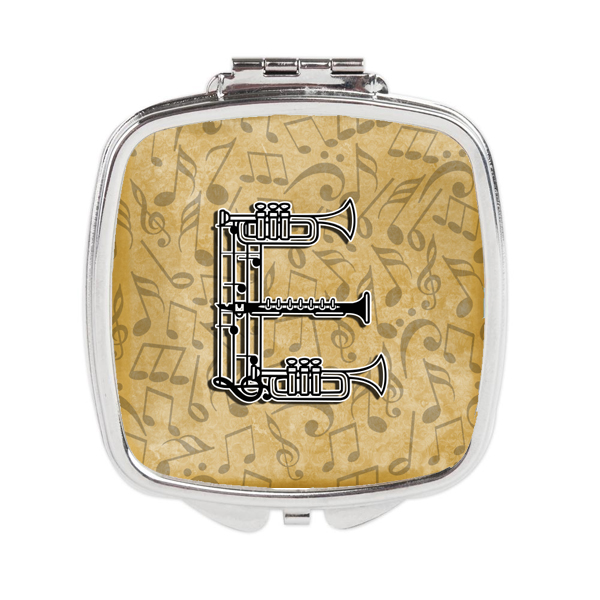 CJ2004-ESCM Letter E Musical Instrument Alphabet Compact Mirror