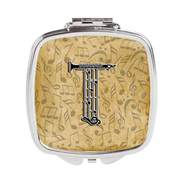 CJ2004-TSCM Letter T Musical Instrument Alphabet Compact Mirror